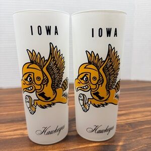 Iowa Hawkeyes Frosted Glass Set